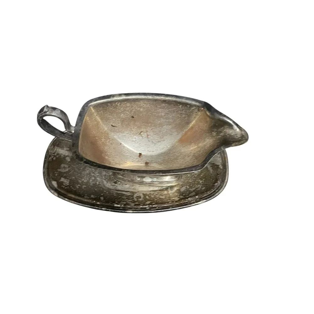 Silver On Copper – Gravy Boat‎ w/ Underplate